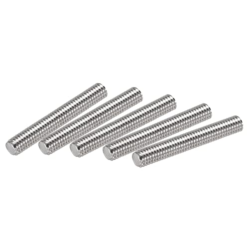 uxcell 10Pcs M6 x 40mm Fully Threaded Rod 304