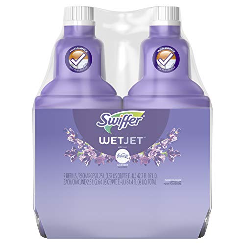 SWIFFER WETJET MULTI-PURPOSE FLOOR CLEANER SOLUTION WITH FEBREZE...