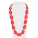Consider It Maid Silicone Teething Necklace for Mom to Wear - FREE E-BOOK - BPA FREE and FDA Approved - Original (Scarlet Red)
