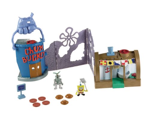 imaginext krusty krab playset
