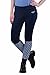 TuffRider Women's Ventilated Schooling Tights, Navy/Navy, Medium