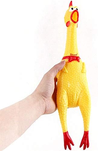 Bihood Screaming Chicken Screaming Rubber Chicken Dog Toy Dog Toys Dog Toys for Large Dogs Dog Toys for Aggressive Chewers Dog Toy Dog Toys for Small Dogs Dog Toy Screaming Rubber Chicken Dog Toy