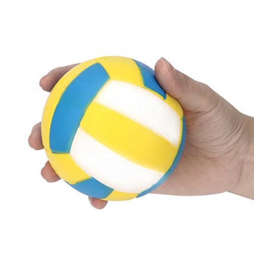 Alonea Fun Squeeze Toys, Squishy Slow Rising Squeeze Toy Gift Squishy Toys (Volleyball) - Thumbnail 4