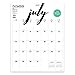 Hand Lettered Script Large Desk Wall 2020 Calendar: July 2019 - June 2020 (Academic Year Desktop Cal by 