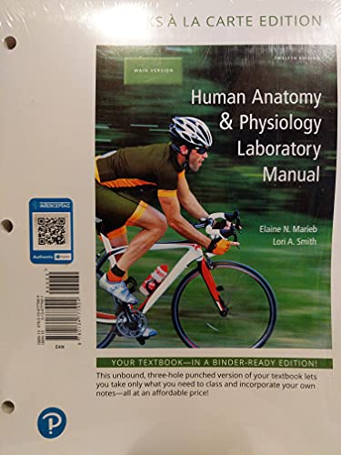 Human Anatomy & Physiology Lab. Manual (Ll)