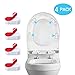 Toilet Seat Bumper Toilet Replacement Bumper Kit with Strong Adhesive Used for Home, Hotel, Hospital by Reachno, 4 Pieces