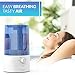 PONNYC Cool Mist Humidifier - Rotatable Mist Nozzle - Ultrasonic Humidifier for ‎Bedroom, Baby room, Home, Office, Gym - Essential Oils Diffuser - Premium Air Humidifier - 0.9 Gal, 9 hours of work‎