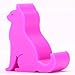 Plinrise Super Cute Phone Holder, Mini Cat Shaped Silica Gel Cellphone Stand, Animal Phone Mount for All Cellphone Free Your Hands (Purple)