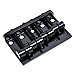 Hooshion 4 String Jazz and Precision Electric Bass Vintage Bass Bridge Black