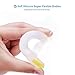 QAZANMAQ Teething Toys Silicone Baby Teether BPA Free Teething Ring Pain Relief Food Grade Chew Toy for Teething with Pacifier Clip