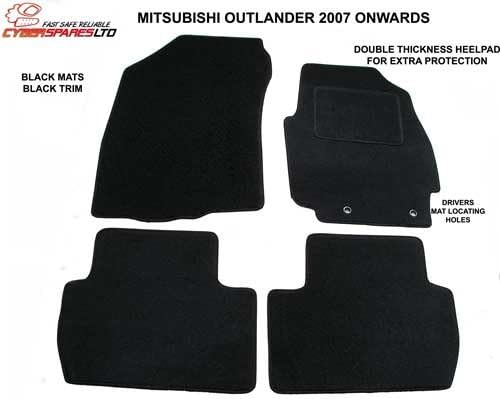 cyberspares ltd Mitsubishi Outlander 2007 Onwards Quality Tailored Car Mats