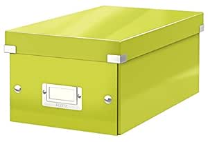 Leitz Caja para guardar DVD, Verde, Click and Store, 60420064: Amazon