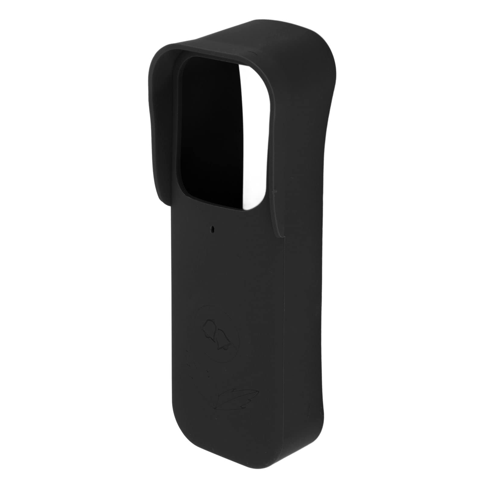 TOPINCN Silicone Doorbell Protective Blink Doorbell Cover, Blink Case Dustproof Cover Practical Cover for Blink Video Doorbell Useful Cover for Blink A363 Doorbell (Black)