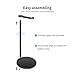 Headphone Stand Headset Holder New bee Universal Aluminum Alloy Headset Stand/Hanger for All Headphone Sizes (Black)
