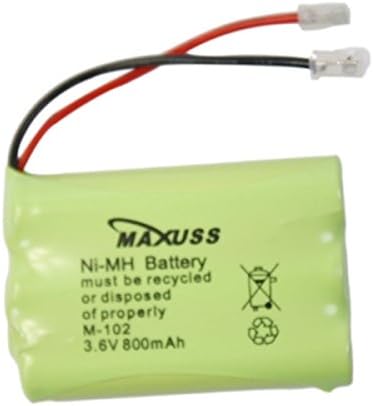 Maxuss-102 3.6V 800mAh Rechargeable Universal Nickel-Metal Hydride Battery Green