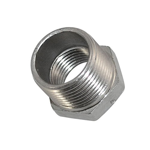Thread Reducer Bushing 3/4" Male x 1/2" Female Adapter Pipe Fitting with Stainless steel 304 NPT