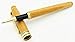 IDEAPOOL Bamboo Ballpoint Pen Writing Set, Premium Gel Ink RollerBall Pens for Signature Calligraphy Executive Business, Extra 1 Stainless Steel Fine Refill