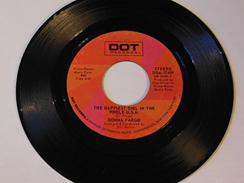 Donna Fargo - The Happiest Girl In The Whole U.s.a.  The Awareness Of Nothing 7 45 - Dot Records - Doa-17409 - Oldies - Zortam Music