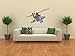 Vehicle Wall Decals - Military Camouflage Helicopter Side View - 12 inch Removable Graphic
