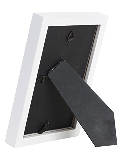 Kiera Grace Contempo Wood Picture Frame, 4 by 6 Inch, White