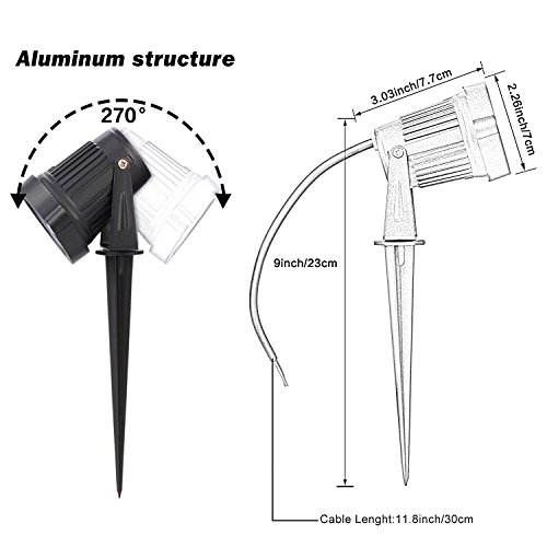 image for Mekar 12W LED Landscape Lights Spotlight 12V 24V Garden Pathway Lights