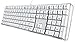 I-Rocks Crystal USB Keyboard, White (IK6-WH)