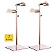 Polmart Countertop Adjustable Double Arm Handbag Purse Display Stand with Crescent Handles - Rose Gold (2 - Pack)