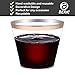 Qudasar PDTXCLS 120 Rose Gold Plastic Cups 9 oz | Hard Clear Disposable Tumblers | Perfect for Party, Wedding, Holiday, Baby Shower or Any Special Event