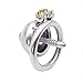 CVJHA SweaTShirt New G Spot Vibrators Women Prison Bird 304 Stainless Steel Male Chastity Device Super Small Short C-ock Cage with Stealth Lock Ring Sex-Toy Women Silicon Rabbit,About 45mm