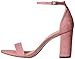 Madden Girl Women's Beella Heeled Sandal, Mauve Fabric, 10 M US