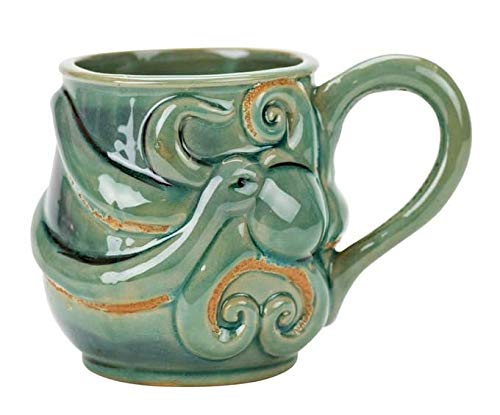 Octopus Stoneware Mug 22 Oz
