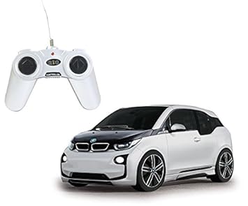 BUSDUGA RC BMW i3 ferngesteuert - inkl. Fernbedienung - 1:14 oder 1:24 (Wählen Sie den Maßstab) (1:24 - Silber)