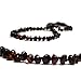 The Art of CurePremium Baltic Amber Teething Necklace for Baby 12.5 inches (Cherry) - FTIR Tested