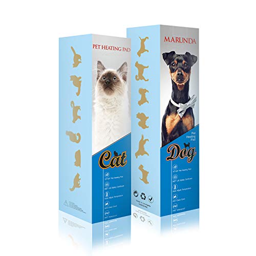 MARUNDA Pet Heating Pad,Cat Dog Electric Pet Heating Pad Indoor Waterproof, Constant Temperature