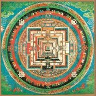 Kalachakra Mandala - Thanka Poster