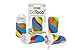 humangear GoToob+ (Medium) | Refillable Silicone Travel Bottle | Locking Lid | Food-Safe Material | Rainbow, Medium (2.5 fl.oz.; 74ml)