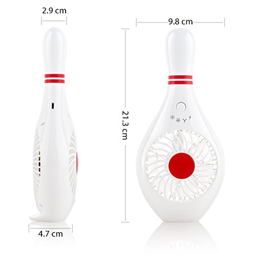 OBOSOE USB Fan, Rechargeable Personal Portable Mini USB Cooling Fan for Outdoor Travel Home