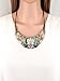 Sugar Skull Patina Burnish Multi Tone Plated Handpainted Statement 19 Inch Necklace and Earrings (Quad Tone - Handpainted)