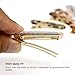 Ryalan 10Pcs Fashion Acrylic Hair Clips Non-Slip Large Barrettes Geometric Acrylic Resin Alligator Hair Clip Hair Pins Barrettes for Women Ladies Hair Accessories