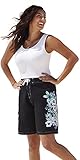 swimsuitsforall Women's Gardenia Long Board Short