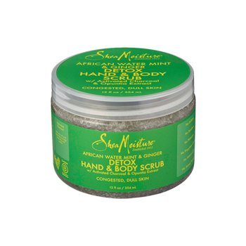 Shea Moisture, African water mint & Ginger HAND AND BODY SCRUB 12 FL. OZ.