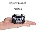 Headlamp Flashlight - USB Rechargeable 200 Lumens Cree Led, Best for Outdoor/Indoor Activities, Hand-free SENSOR Switching ON/OFF. Super Bright, Lightweight & Comfortable, Easy to Use