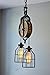 West Ninth Vintage Wood and Steel Barn Pulley Light | Black