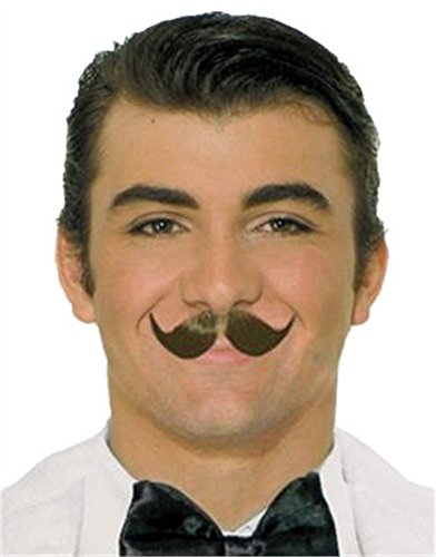 Forum Novelties 62556 Winged English Moustache, Brown