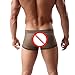 Tonsee® Sexy Men's See Through Briefs Shorts Underwear (M, Army Green)