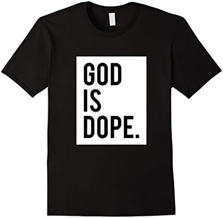 Mens God is Dope - #GodIsDope T-Shirt XL Black
