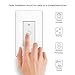 Smart Light Switch,Wi-Fi Switch In-wall Wireless Switch Compatible With Amazon Alexa,Remote Control Your Fixtures From Anywhere,Timing Function,Overload Protection,No Hub Required