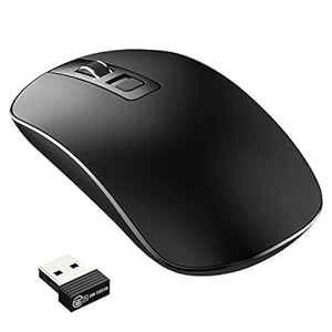 Wireless-MouseSlim-NoiselessPatuoxun-24G-USB-PC-Laptop-Computer-Cordless-Mice-with-Nano-Receiver1600-DPI-MouseHomeOffice-for-Windows-Mac-Linux-Vista-Macbook-Super-Energy-SavingBlack Wireless Mouse,【Slim & Noiseless】Patuoxun 2.4G USB PC Laptop Computer Cordless Mice with Nano Receiver,1600 DPI Mouse…