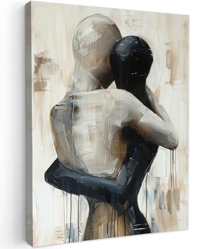 MuchoWow© Leinwandbilder 60x80 cm Wall Art Decoration Bilder für die Wand Schlafzimmer Deko Canvas Painting Wanddekoration Wohnzimmer Abstrakt - Kunst