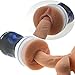 Male Masturbator Cup Adult Sex Toys for Male Masturbation, 3D Realistic Textured Pocket Pussy Vagina with Male Masturbators Sex Doll - Hourglass Shape Waist Cup - Black